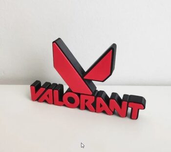 Logo Valorant en 3D