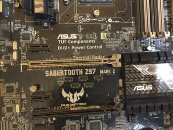 Buy Asus SABERTOOTH Z97 MARK2 Intel Z97 ATX DDR3 LGA1150 3 x PCI-E x16 Slots Motherboard mb motinine plokste pagrindine plokste