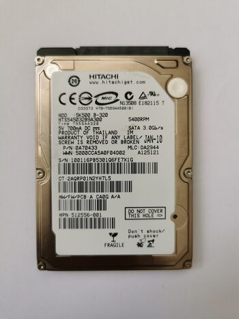 HDD HITACHI 5K500.B-320 320GB 2.5"