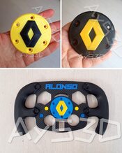 Tapa Central RENAULT Colores a elegir para Logitech G920 G27 G29 G923 Ps y Xbox