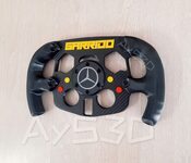 Get MOD F1 PERSONALIZADO con TU NOMBRE de MERCEDES para Volante Logitech G29 G923 Ps