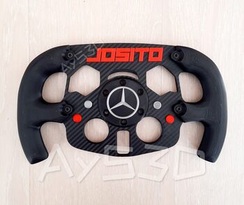 MOD F1 PERSONALIZADO con TU NOMBRE de MERCEDES para Volante Logitech G29 G923 Ps for sale