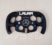 MOD F1 PERSONALIZADO con TU NOMBRE de MERCEDES para Volante Logitech G29 G923 Ps