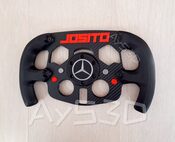 MOD F1 PERSONALIZADO con TU NOMBRE de MERCEDES para Volante Logitech G29 G923 Ps