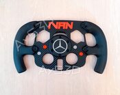 MOD F1 PERSONALIZADO con TU NOMBRE de MERCEDES para Volante Logitech G29 G923 Ps