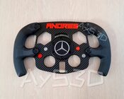 MOD F1 PERSONALIZADO con TU NOMBRE de MERCEDES para Volante Logitech G29 G923 Ps