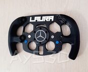 MOD F1 PERSONALIZADO con TU NOMBRE de MERCEDES para Volante Logitech G29 G923 Ps