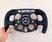 MOD F1 PERSONALIZADO con TU NOMBRE de MERCEDES para Volante Logitech G29 G923 Ps