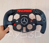 MOD F1 PERSONALIZADO con TU NOMBRE de MERCEDES para Volante Logitech G29 G923 Ps