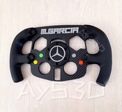 MOD F1 PERSONALIZADO con TU NOMBRE de MERCEDES para Volante Logitech G29 G923 Ps