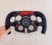 MOD F1 PERSONALIZADO con TU NOMBRE de MERCEDES para Volante Logitech G29 G923 Ps