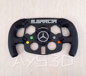 MOD F1 PERSONALIZADO con TU NOMBRE de MERCEDES para Volante Logitech G29 G923 Ps