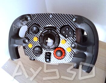 MOD F1 Formula 1 para Volante Logitech G29 y G923 de Ps PlayStation y PC Naranja