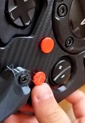 MOD F1 Formula 1 para Volante Logitech G29 y G923 de Ps PlayStation y PC Naranja