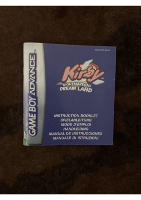 Kirby: Nightmare in Dream Land Game Boy Advance