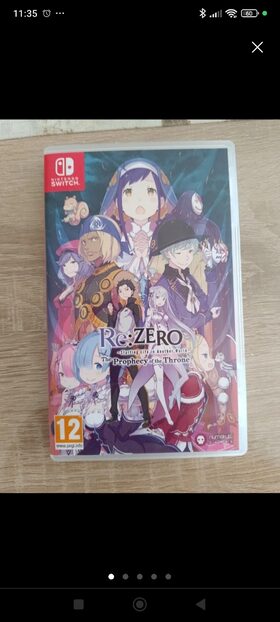Re:ZERO -Starting Life in Another World- The Prophecy of the Throne Nintendo Switch