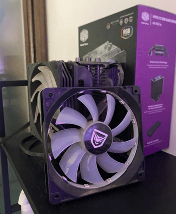 Cooler Master Hyper 212 RGB Black Edition 650-2000 RPM CPU Cooler