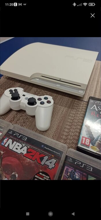 PlayStation 3 Slim, White, 320GB