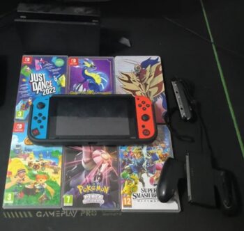 Nintendo Switch con juegos