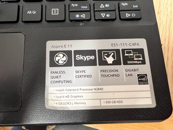 Nešiojamas kompiuteris Acer Aspire E11 for sale