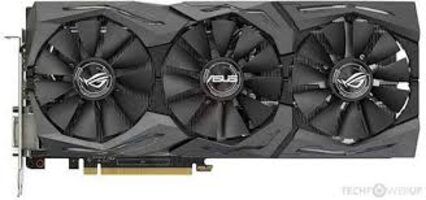 Asus ROG STRIX-GTX1060-6G-GAMING 6 GB 1506-1708 Mhz PCIe x16 GPU