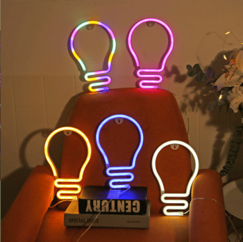 Buy LED Neon dekoracija Lemputė rožinės spalvos