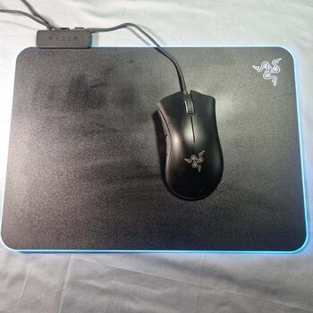 Razer Deathadder pele + Razer Frirefly v2 kilimelis su RGB