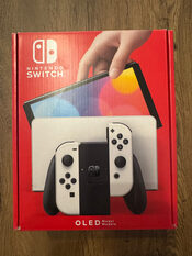 Nintendo switch OLED white 64gb + priedai