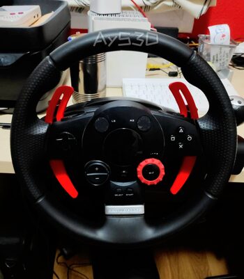 Get LEVAS para Volante Logitech Driving Force GT en color Rojo brillos de Ps3