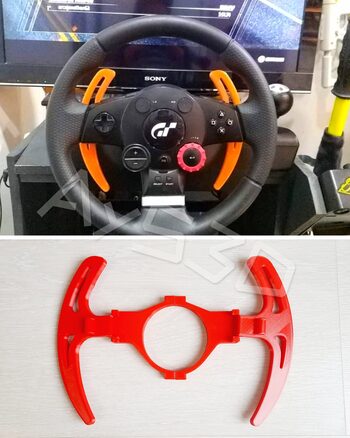 LEVAS para Volante Logitech Driving Force GT en color Rojo brillos de Ps3