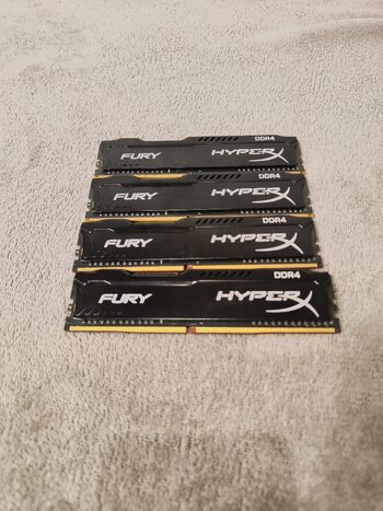 Kingston HyperX Fury 4 GB (1 x 4 GB) DDR4-2666 Black / Silver PC RAM