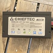 Chieftec Super CFT-700-14CS Gpu Pcie 2x8 pin PSU Maitinimo blokas