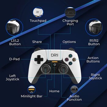 Mando para PS4 con doble vibración · Leer descripción · Nuevo a estrenar