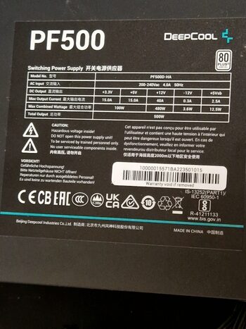 Deepcool PF 500 for sale