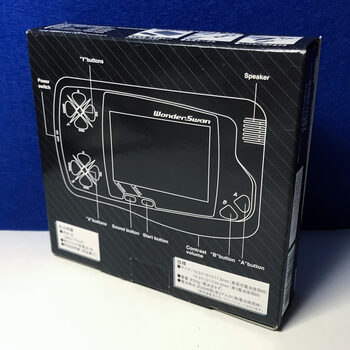 Buy BOX WonderSwan Skeleton Black NEW ONLY BOX AND MANUAL Bandai