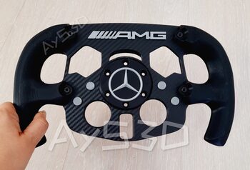 MOD F1 Formula 1 MERCEDES AMG para Volante Logitech G29 y G923 de PS PlayStation