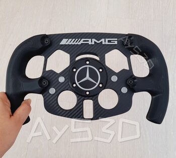 MOD F1 Formula 1 MERCEDES AMG para Volante Logitech G29 y G923 de PS PlayStation