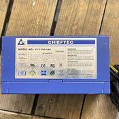 Chieftec Turbo CFT-750-14C 750W Gpu Pcie 2x8 pin PSU Maitinimo blokas