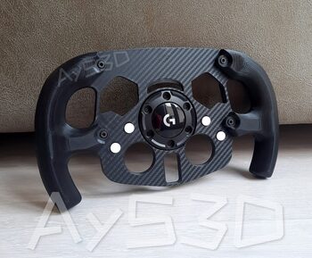 MOD F1 Formula 1 para Volante Logitech G29 y G923 de Ps PlayStation y PC Blanco