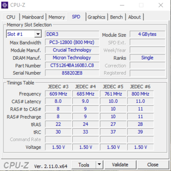 Crucial 8 GB (2 x 4 GB) DDR3-1600 Black / Green PC RAM for sale