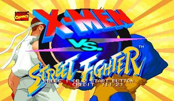 X-Men vs. Street Fighter PlayStation