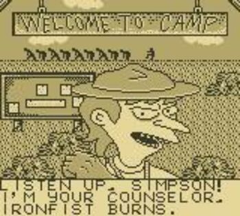 Bart Simpson's Escape from Camp Deadly Game Boy