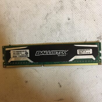 Crucial Ballistix Sport 2 GB (1 x 2 GB) DDR3-1600 Black / Silver PC RAM