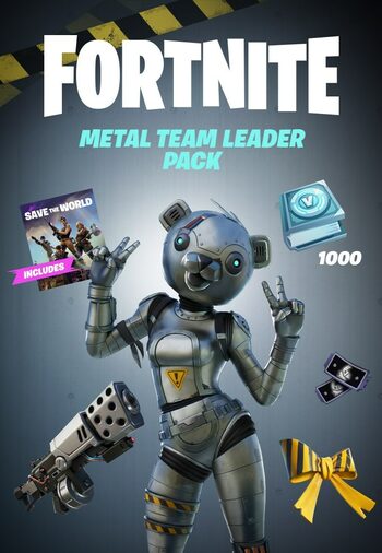 Fortnite - Metal Team Leader Pack + 1000 V-Bucks Challenge (Xbox One) Xbox Live Key UNITED STATES