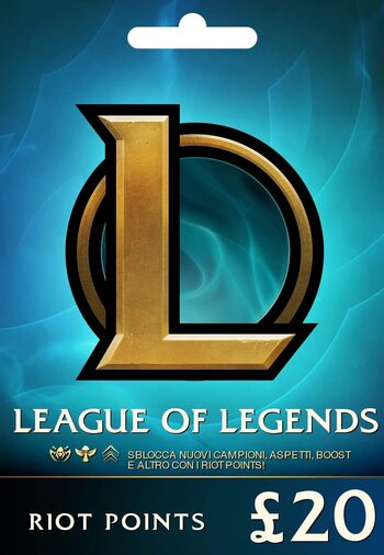 League of Legends Gift Card £20 - Riot Key EU WEST Server Only