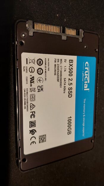 Crucial BX500 1 TB SSD Storage