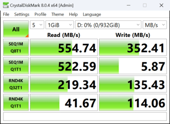 Crucial BX500 1 TB SSD Storage