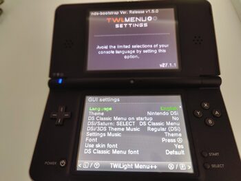 Nintendo DSi XL, Black