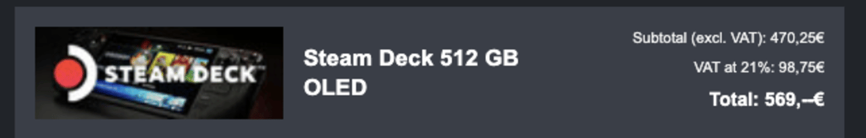 Redeem Steam Deck OLED, Black, 512GB