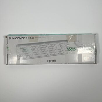 Logitech MK470 Slim Wireless Keyboard and Mouse Combo - Off-white